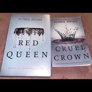 Red queen and Cruel Crown by Victoria Aveyard